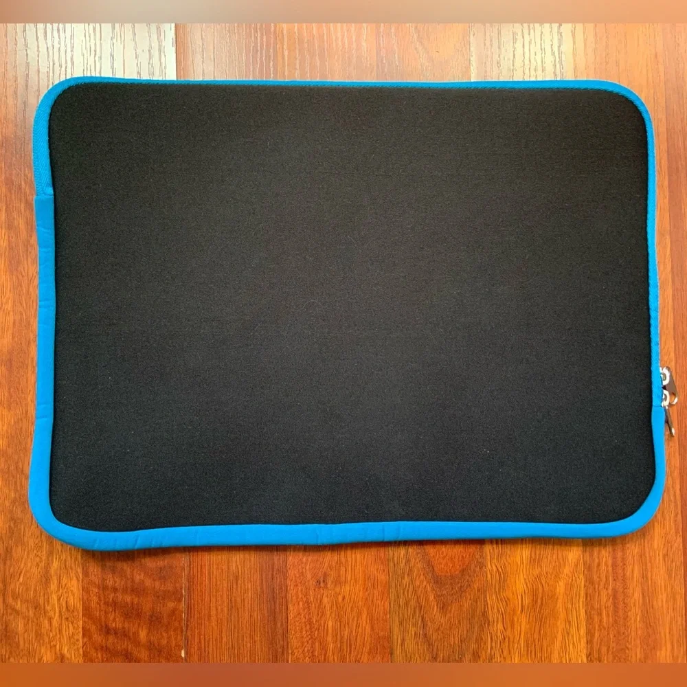 Axe Black Tablet/Laptop Sleeve with Blue Trim